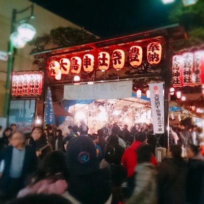 「toolプラス」で運営しているサイトのさらなる収益アップを願って、酉の市へ